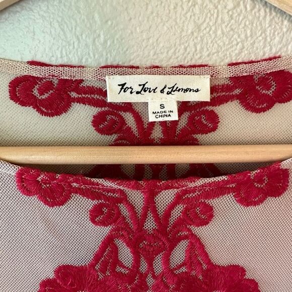 For Love and Lemons Temecula Embroidered Mini Dress - Picture 5 of 8